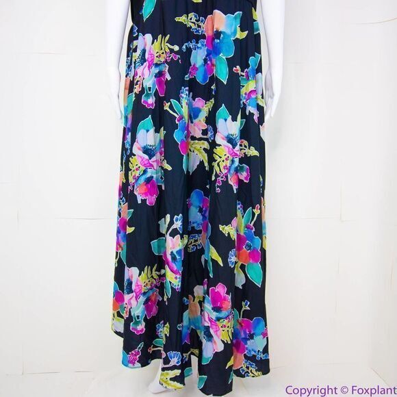 Hutch‎ gwynniebee Rainbow Mist Floral Print Hi-Lo Maxi Dress , 2X - Picture 9 of 16